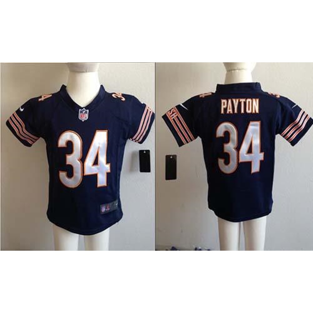 Toddler Nike Bears #34 Walter Payton Navy Blue Team Color Stitched NFL Elite Jersey Toddler Nike Bears #34 Walter Payton Navy Blue Team Color Stitched NFL Elite Jersey