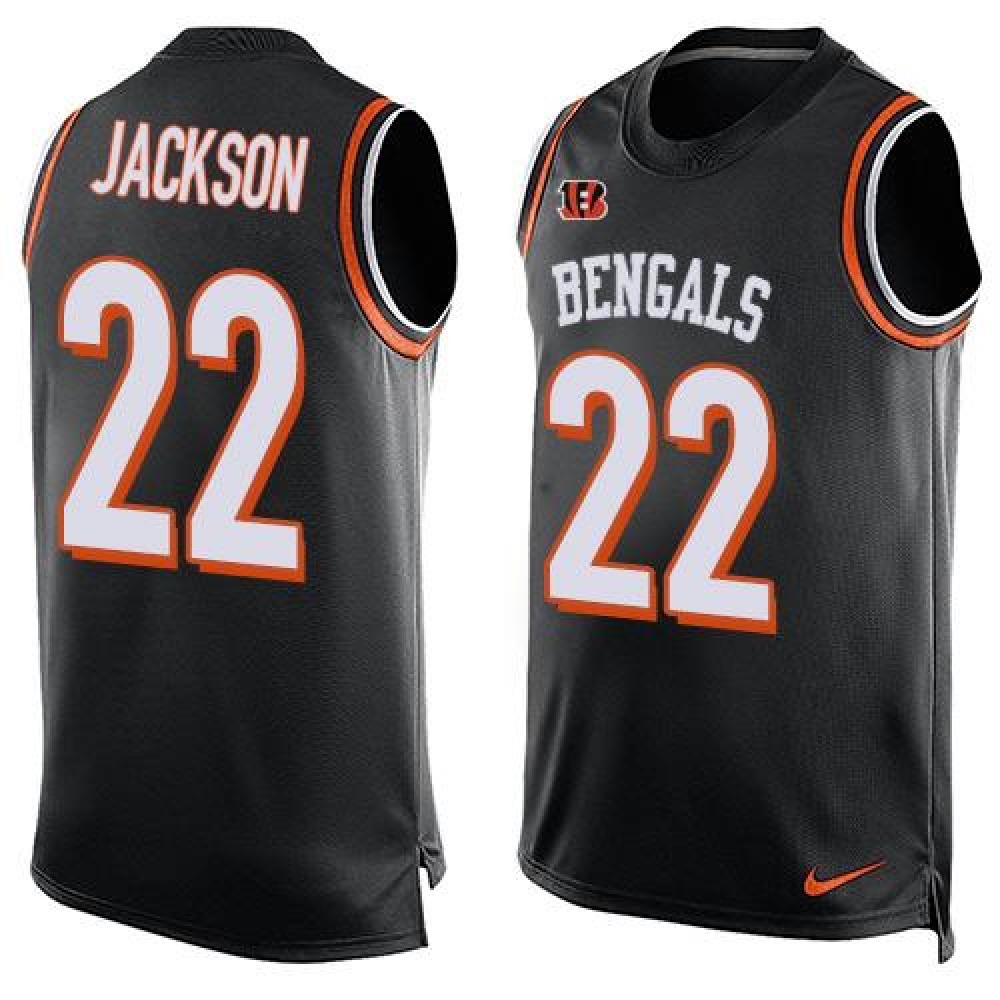 Nike Bengals #22 William Jackson Black Team Color Men's Stitched NFL Limited Tank Top Jersey Nike Bengals #22 William Jackson Black Team Color Men's Stitched NFL Limited Tank Top Jersey