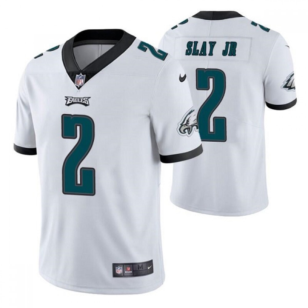 Men's Philadelphia Eagles #2 Darius Slay JR White Vapor Untouchable Limited Stitched Jersey Men's Philadelphia Eagles #2 Darius Slay JR White Vapor Untouchable Limited Stitched Jersey
