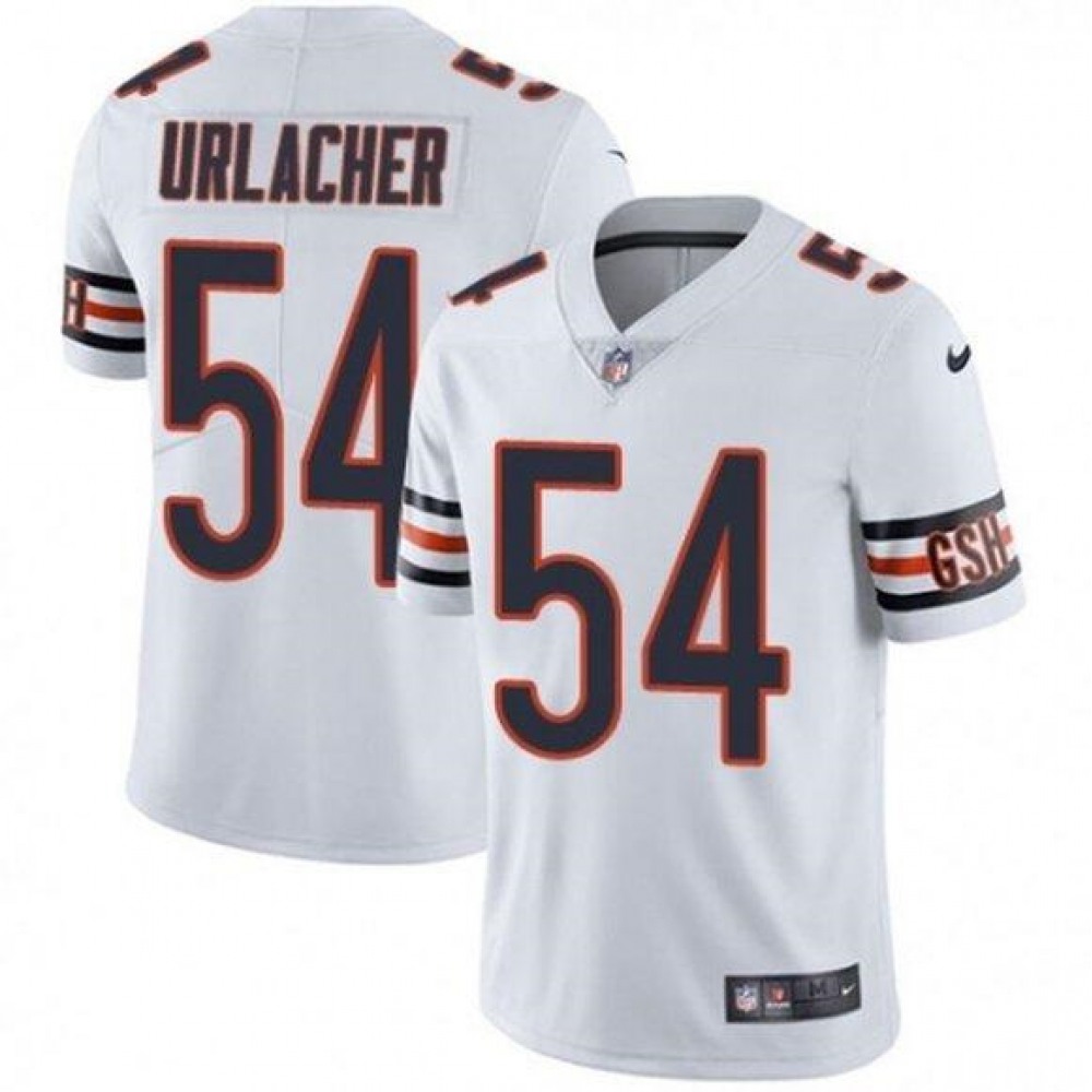Men's Chicago Bears #54 Brian Urlacher White Vapor untouchable Limited Stitched Jersey Men's Chicago Bears #54 Brian Urlacher White Vapor untouchable Limited Stitched Jersey