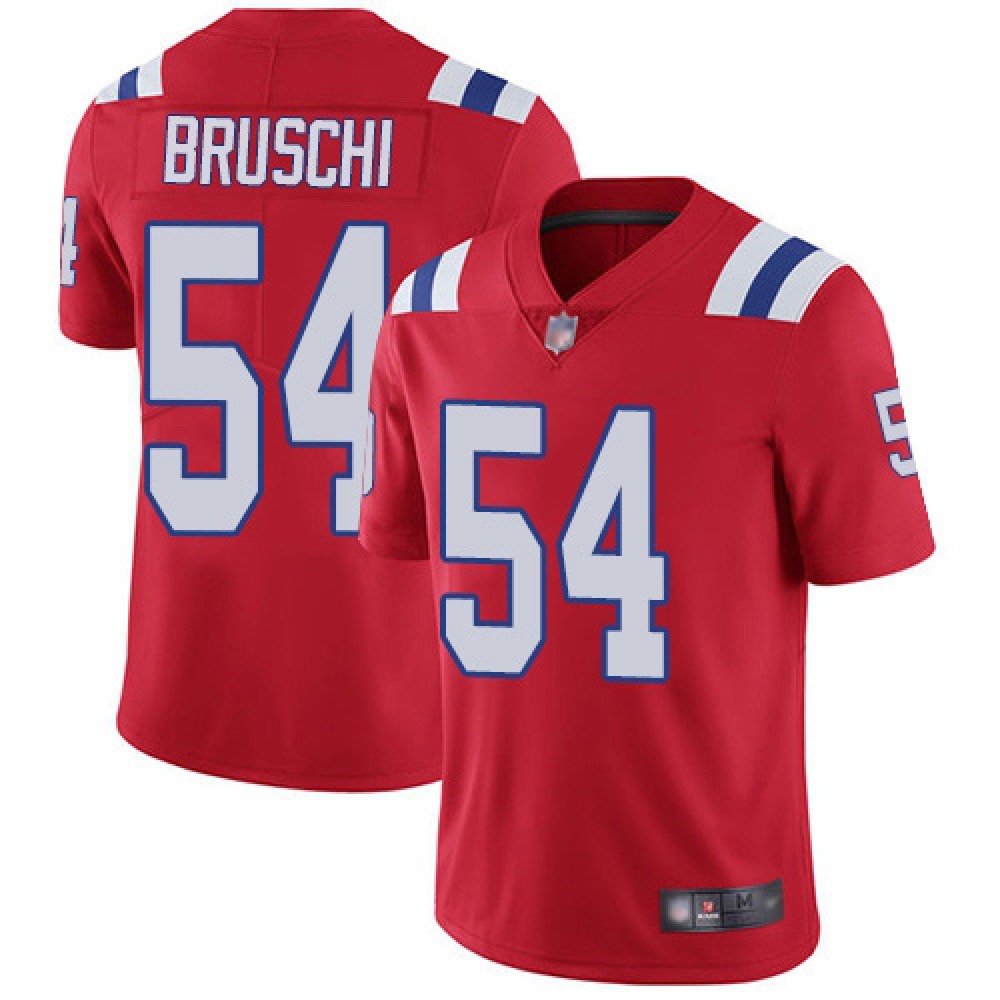 Men's New England Patriots #54 Tedy Bruschi Red Limited Stitched NFL Jersey Men's New England Patriots #54 Tedy Bruschi Red Limited Stitched NFL Jersey