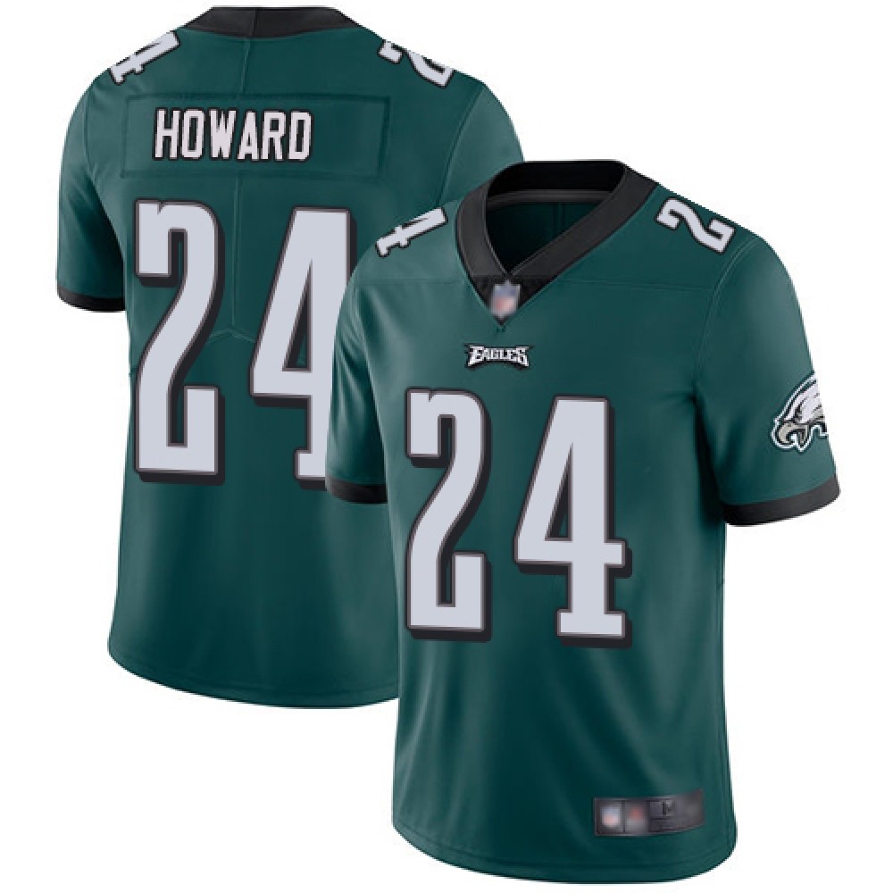 Men's Philadelphia Eagles #24 Jordan Howard Green Vapor Untouchable Limited Stitched NFL Jersey Men's Philadelphia Eagles #24 Jordan Howard Green Vapor Untouchable Limited Stitched NFL Jersey