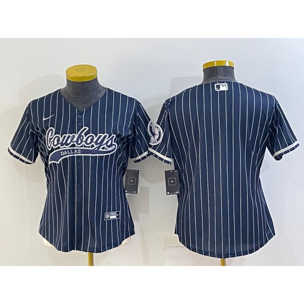 Youth Dallas Cowboys Blank Navy With Patch Cool Base Stitched Baseball Jersey Youth Dallas Cowboys Blank Navy With Patch Cool Base Stitched Baseball Jersey