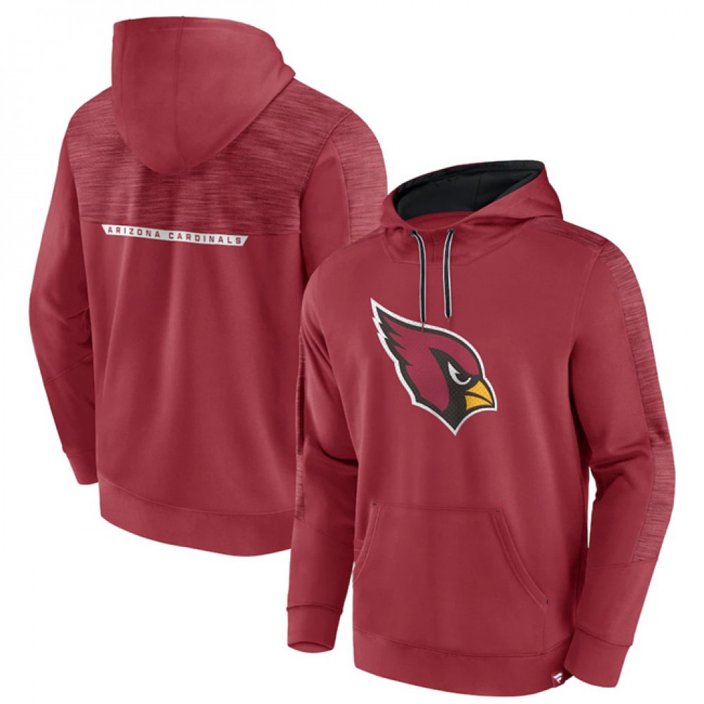 Men's Arizona Cardinals Red Defender Evo Pullover Hoodie Men's Arizona Cardinals Red Defender Evo Pullover Hoodie