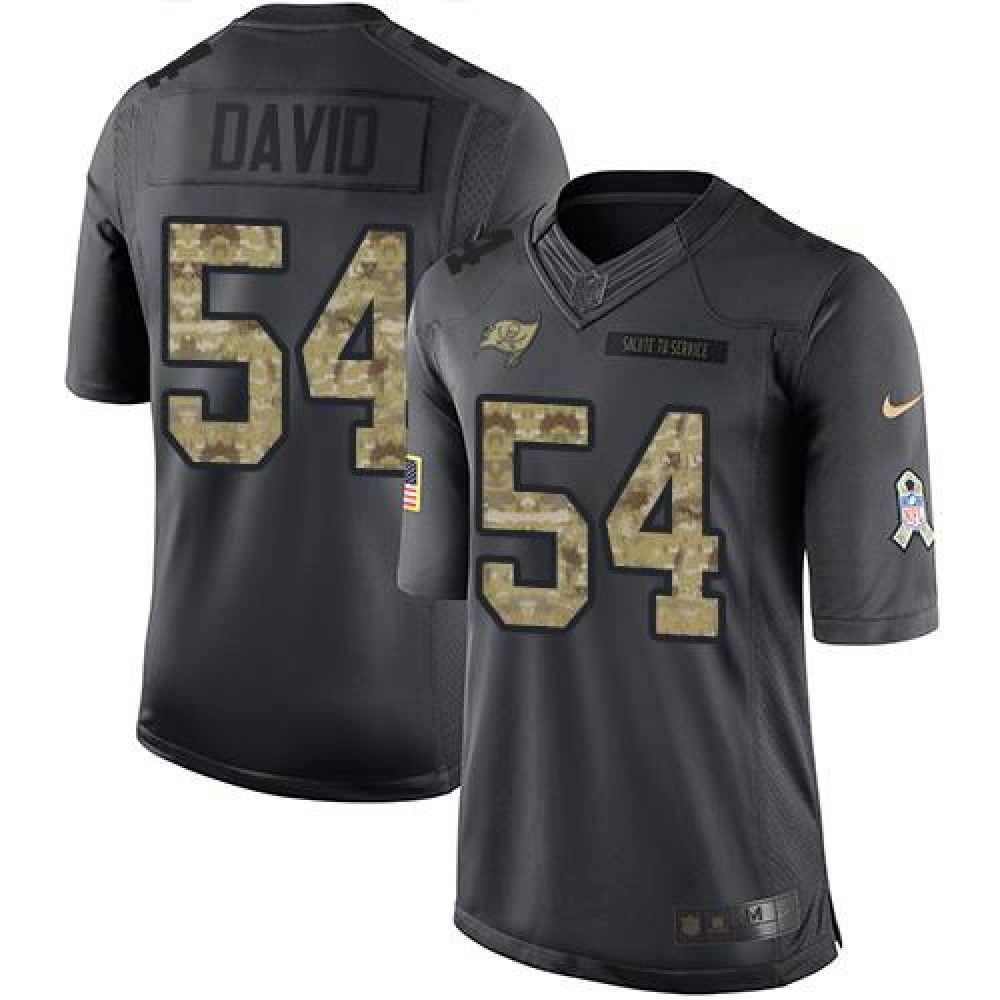 Nike Buccaneers #54 Lavonte David Black Men's Stitched NFL Limited 2016 Salute to Service Jersey Nike Buccaneers #54 Lavonte David Black Men's Stitched NFL Limited 2016 Salute to Service Jersey