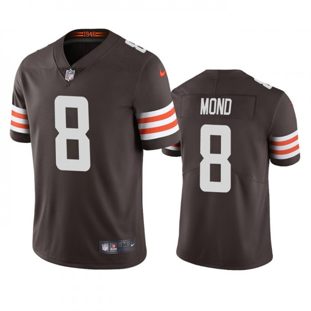 Men's Cleveland Browns #8 Kellen Mond Brown Vapor Untouchable Limited Stitched Jersey Men's Cleveland Browns #8 Kellen Mond Brown Vapor Untouchable Limited Stitched Jersey