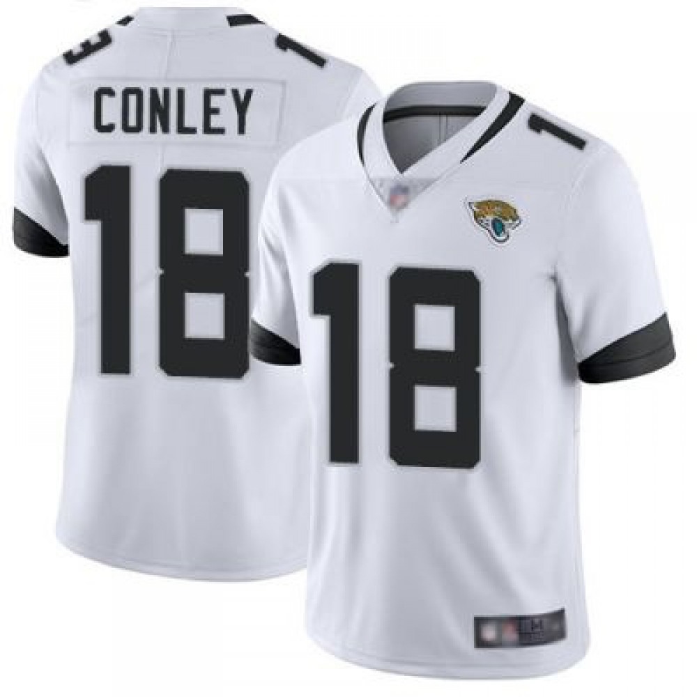 Men's Jacksonville Jaguars #18 Chris Conley White Vapor Untouchable Limited Stitched NFL Jersey Men's Jacksonville Jaguars #18 Chris Conley White Vapor Untouchable Limited Stitched NFL Jersey