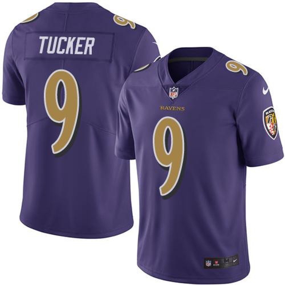 Nike Ravens #9 Justin Tucker Purple Youth Stitched NFL Limited Rush Jersey Nike Ravens #9 Justin Tucker Purple Youth Stitched NFL Limited Rush Jersey