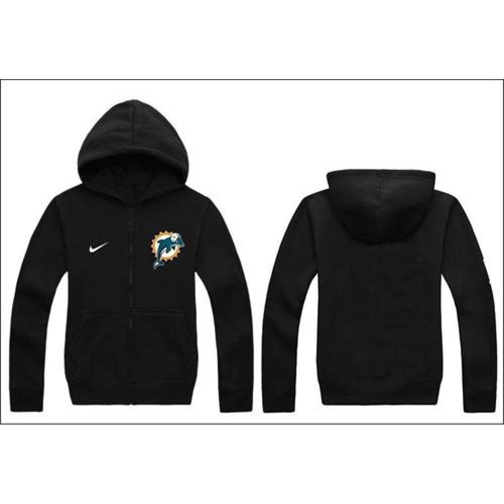 Nike Miami Dolphins Authentic Logo Hoodie Black
