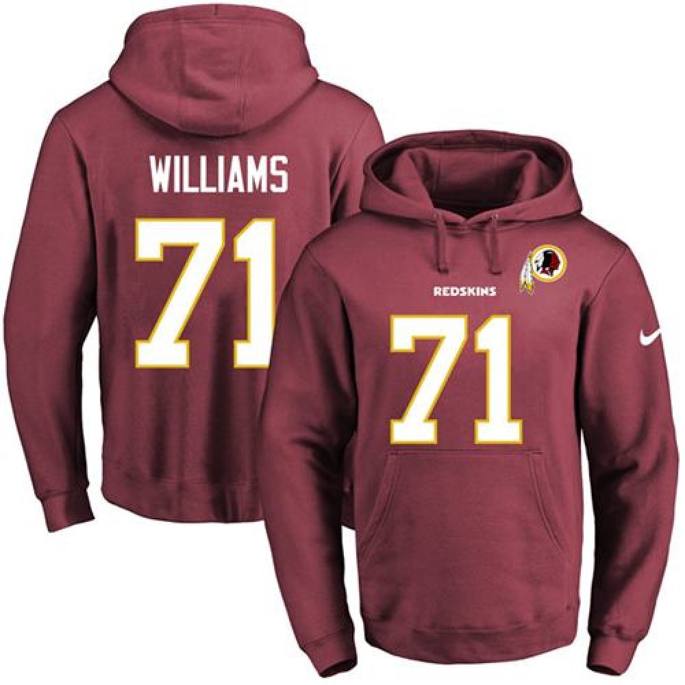 Nike Redskins #71 Trent Williams Burgundy Red Name & Number Pullover NFL Hoodie Nike Redskins #71 Trent Williams Burgundy Red Name & Number Pullover NFL Hoodie
