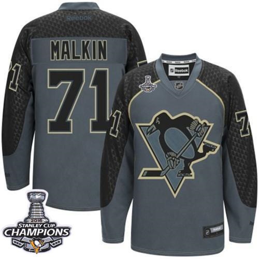 Penguins #71 Evgeni Malkin Charcoal Cross Check Fashion 2016 Stanley Cup Champions Stitched NHL Jersey Penguins #71 Evgeni Malkin Charcoal Cross Check Fashion 2016 Stanley Cup Champions Stitched NHL Jersey