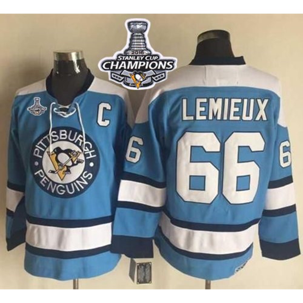 Penguins #66 Mario Lemieux Blue Alternate CCM Throwback 2016 Stanley Cup Champions Stitched NHL Jersey Penguins #66 Mario Lemieux Blue Alternate CCM Throwback 2016 Stanley Cup Champions Stitched NHL Jersey
