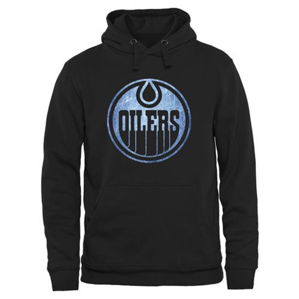 Edmonton Oilers Rinkside Pond Hockey Pullover Hoodie Black Edmonton Oilers Rinkside Pond Hockey Pullover Hoodie Black