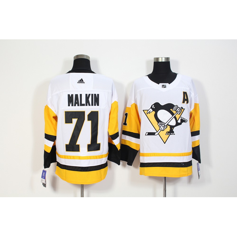 Men's Adidas Pittsburgh Penguins #71 Evgeni Malkin White Stitched NHL Jersey Men's Adidas Pittsburgh Penguins #71 Evgeni Malkin White Stitched NHL Jersey