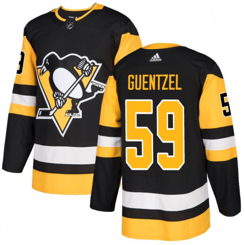 Men's Adidas Pittsburgh Penguins #59 Jake Guentzel Black Stitched NHL Jersey Men's Adidas Pittsburgh Penguins #59 Jake Guentzel Black Stitched NHL Jersey