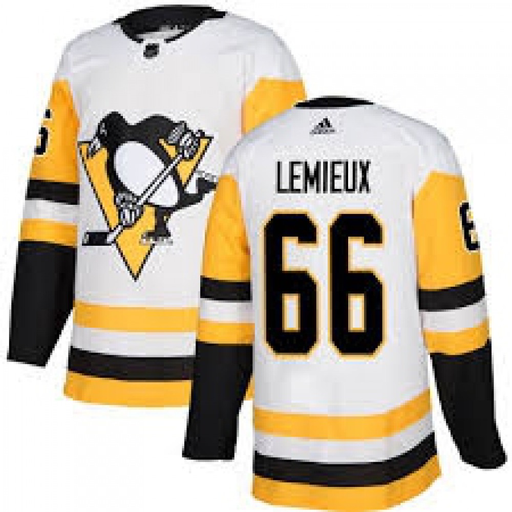 Men's Pittsburgh Penguins #66 Mario Lemieux White Stitched NHL Jersey Men's Pittsburgh Penguins #66 Mario Lemieux White Stitched NHL Jersey