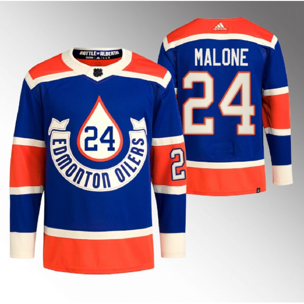 Men's Edmonton Oilers #24 Brad Malone 2023 Royal Heritage Classic Primegreen Stitched Jersey Men's Edmonton Oilers #24 Brad Malone 2023 Royal Heritage Classic Primegreen Stitched Jersey