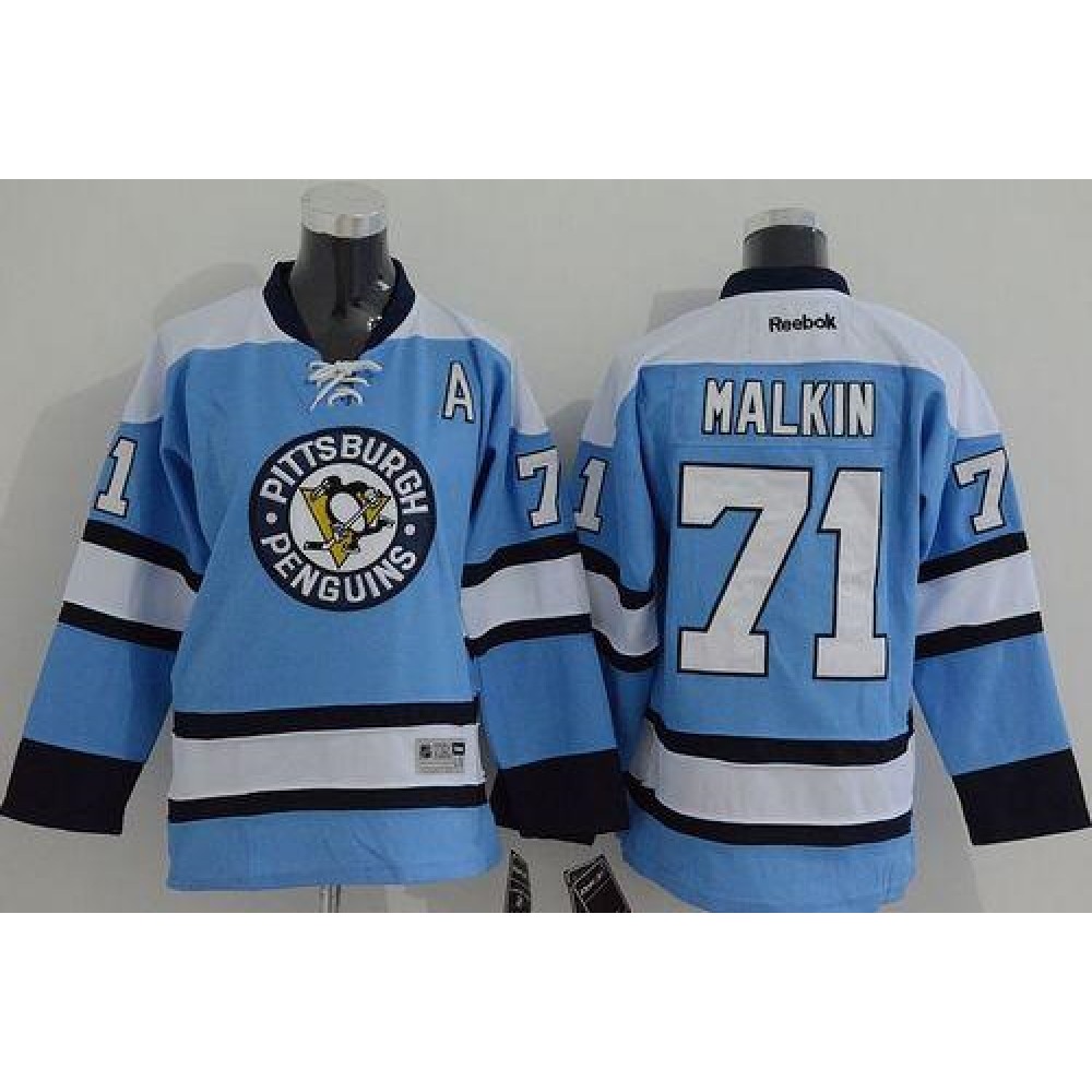 Penguins #71 Evgeni Malkin Blue Stitched Youth NHL Jersey Penguins #71 Evgeni Malkin Blue Stitched Youth NHL Jersey