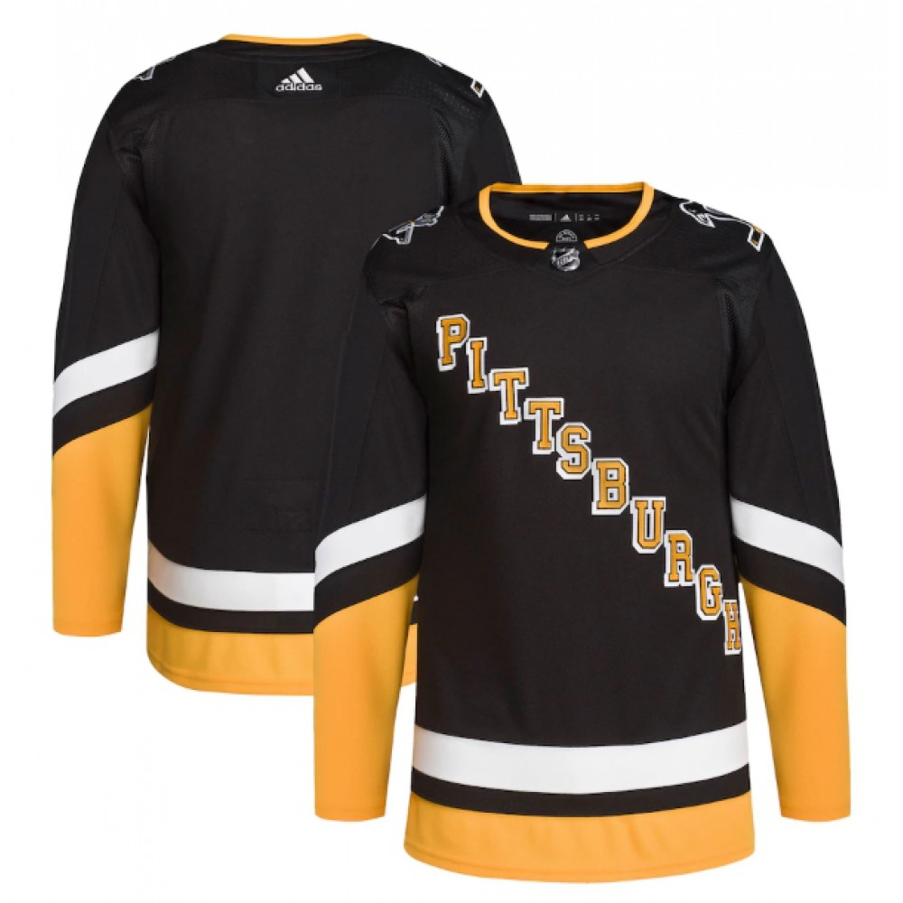 Men's Pittsburgh Penguins Blank 2021/2022 Black Stitched Jersey Men's Pittsburgh Penguins Blank 2021/2022 Black Stitched Jersey