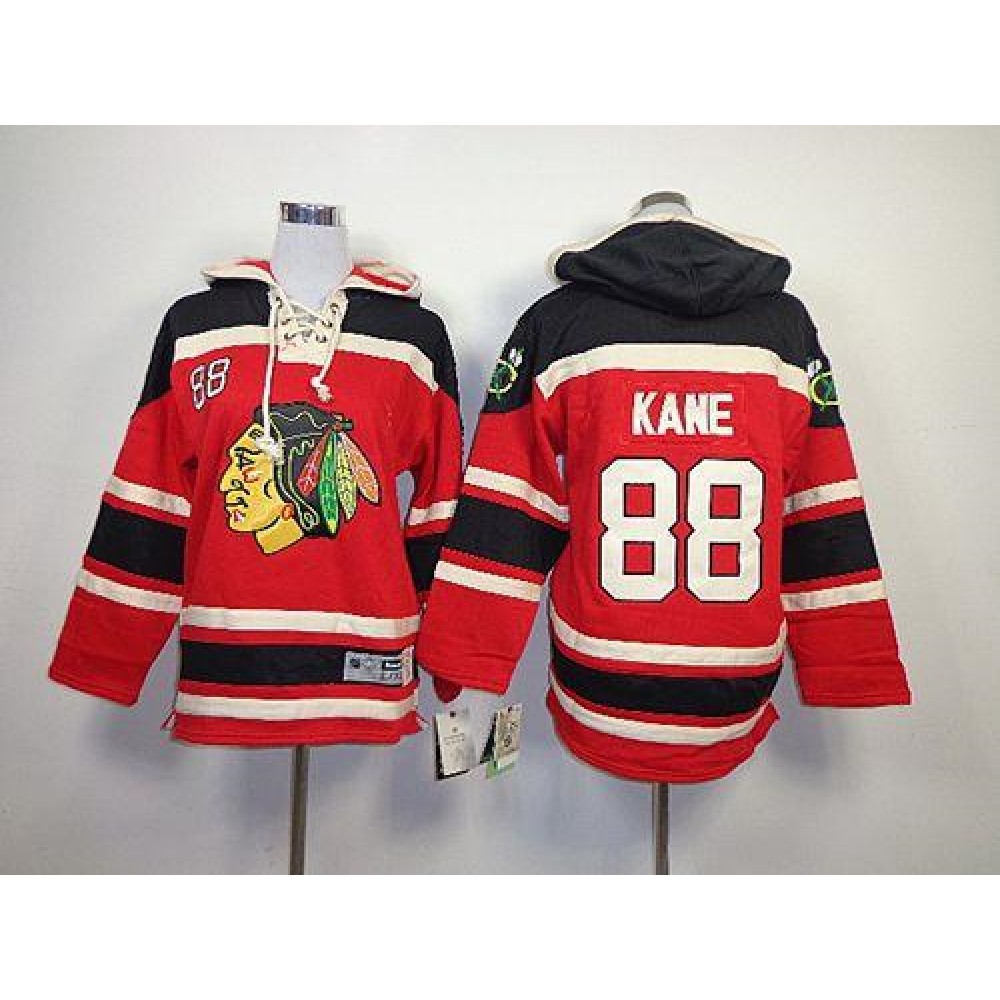 Blackhawks #88 Patrick Kane Red Sawyer Hooded Sweatshirt Stitched Youth NHL Jersey Blackhawks #88 Patrick Kane Red Sawyer Hooded Sweatshirt Stitched Youth NHL Jersey