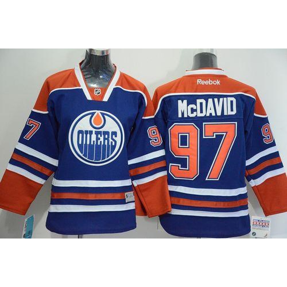 Oilers #97 Connor McDavid Light Blue Stitched Youth NHL Jersey Oilers #97 Connor McDavid Light Blue Stitched Youth NHL Jersey