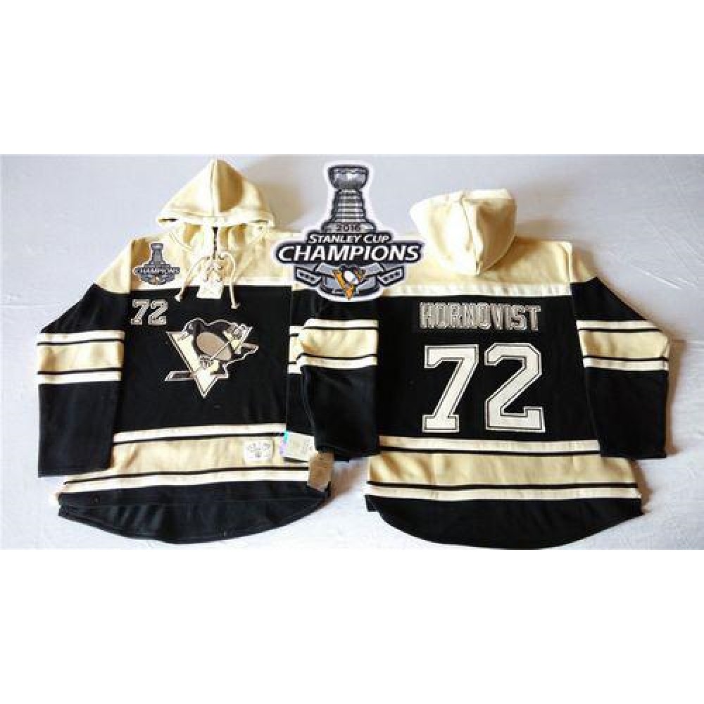 Penguins #72 Patric Hornqvist Black Sawyer Hooded Sweatshirt 2016 Stanley Cup Champions Stitched NHL Jersey Penguins #72 Patric Hornqvist Black Sawyer Hooded Sweatshirt 2016 Stanley Cup Champions Stitched NHL Jersey