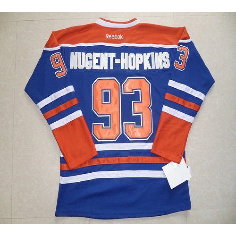 Oilers #93 Nugent-Hopkins Ligtht Blue Stitched Youth NHL Jersey Oilers #93 Nugent-Hopkins Ligtht Blue Stitched Youth NHL Jersey
