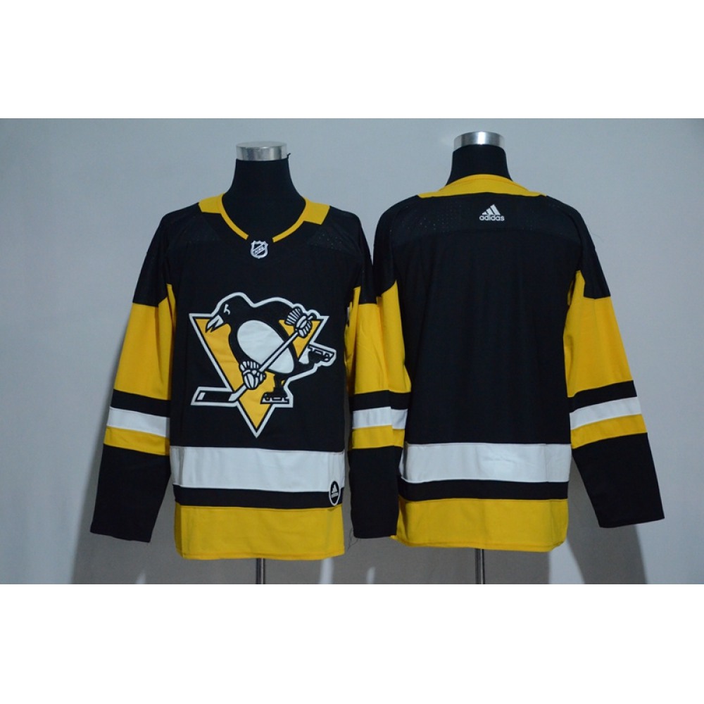 Men's Pittsburgh Penguins Black Adidas Stitched NHL Jersey Men's Pittsburgh Penguins Black Adidas Stitched NHL Jersey