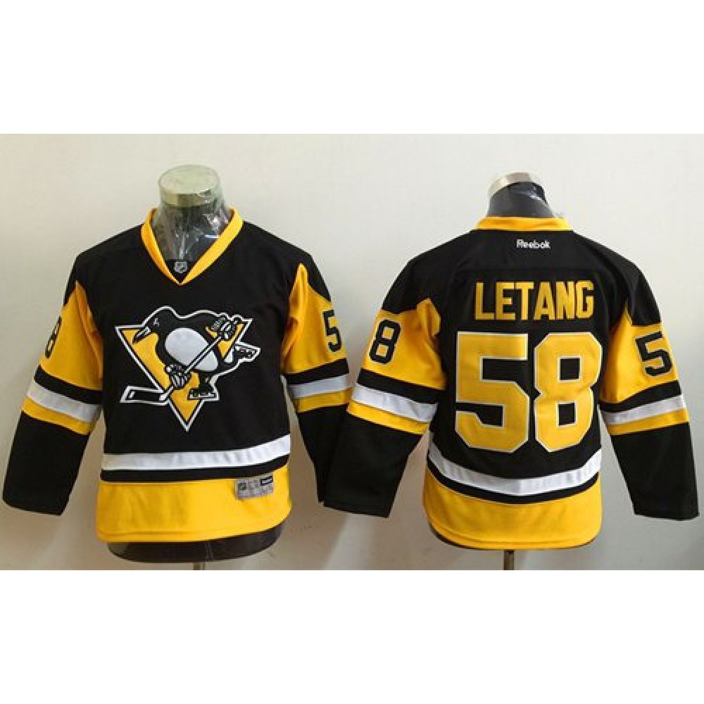 Penguins #58 Kris Letang Black Alternate Stitched Youth NHL Jersey Penguins #58 Kris Letang Black Alternate Stitched Youth NHL Jersey