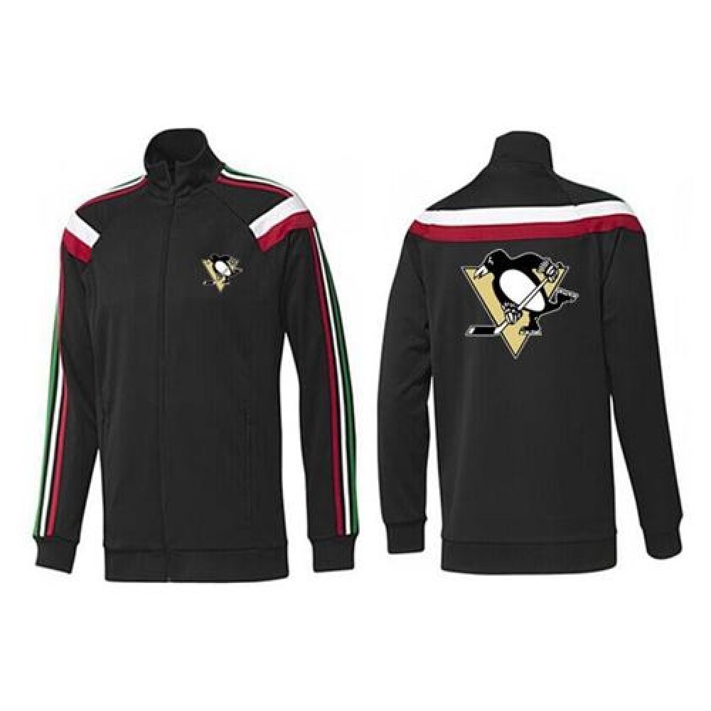 NHL Pittsburgh Penguins Zip Jackets Black-2 NHL Pittsburgh Penguins Zip Jackets Black-2