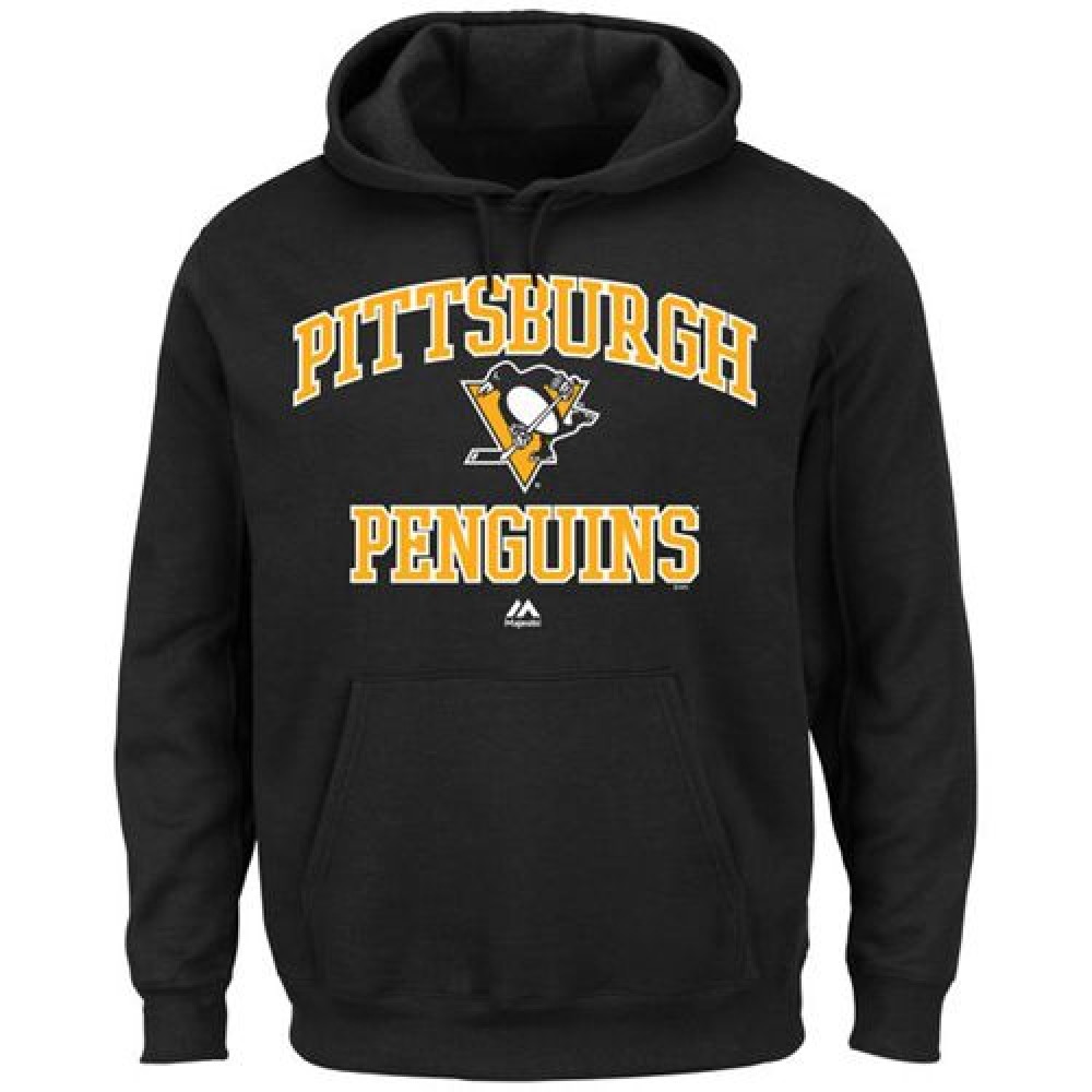 Pittsburgh Penguins Majestic Heart & Soul Hoodie Black Pittsburgh Penguins Majestic Heart & Soul Hoodie Black