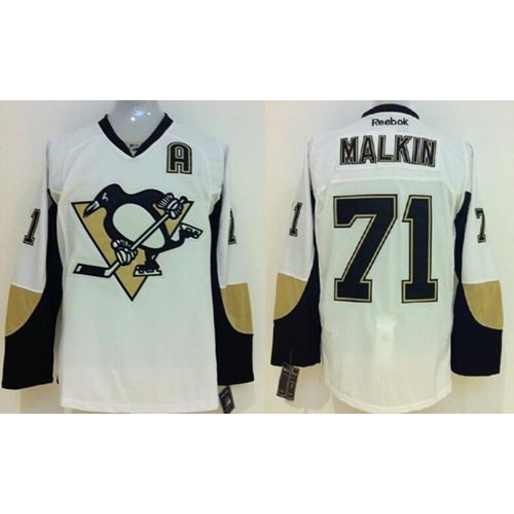 Penguins #71 Evgeni Malkin White Stitched Youth NHL Jersey Penguins #71 Evgeni Malkin White Stitched Youth NHL Jersey