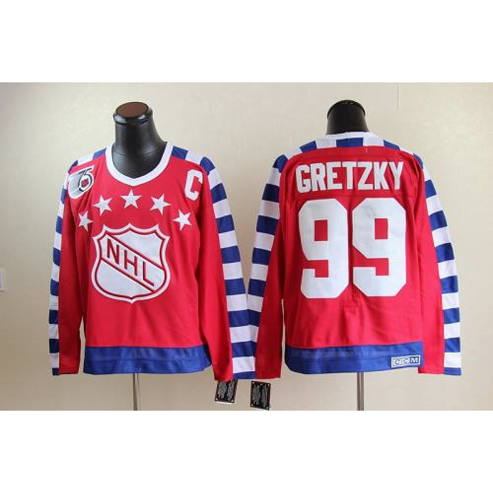 Oilers #99 Wayne Gretzky Red All Star CCM Throwback 75TH Stitched NHL Jersey Oilers #99 Wayne Gretzky Red All Star CCM Throwback 75TH Stitched NHL Jersey