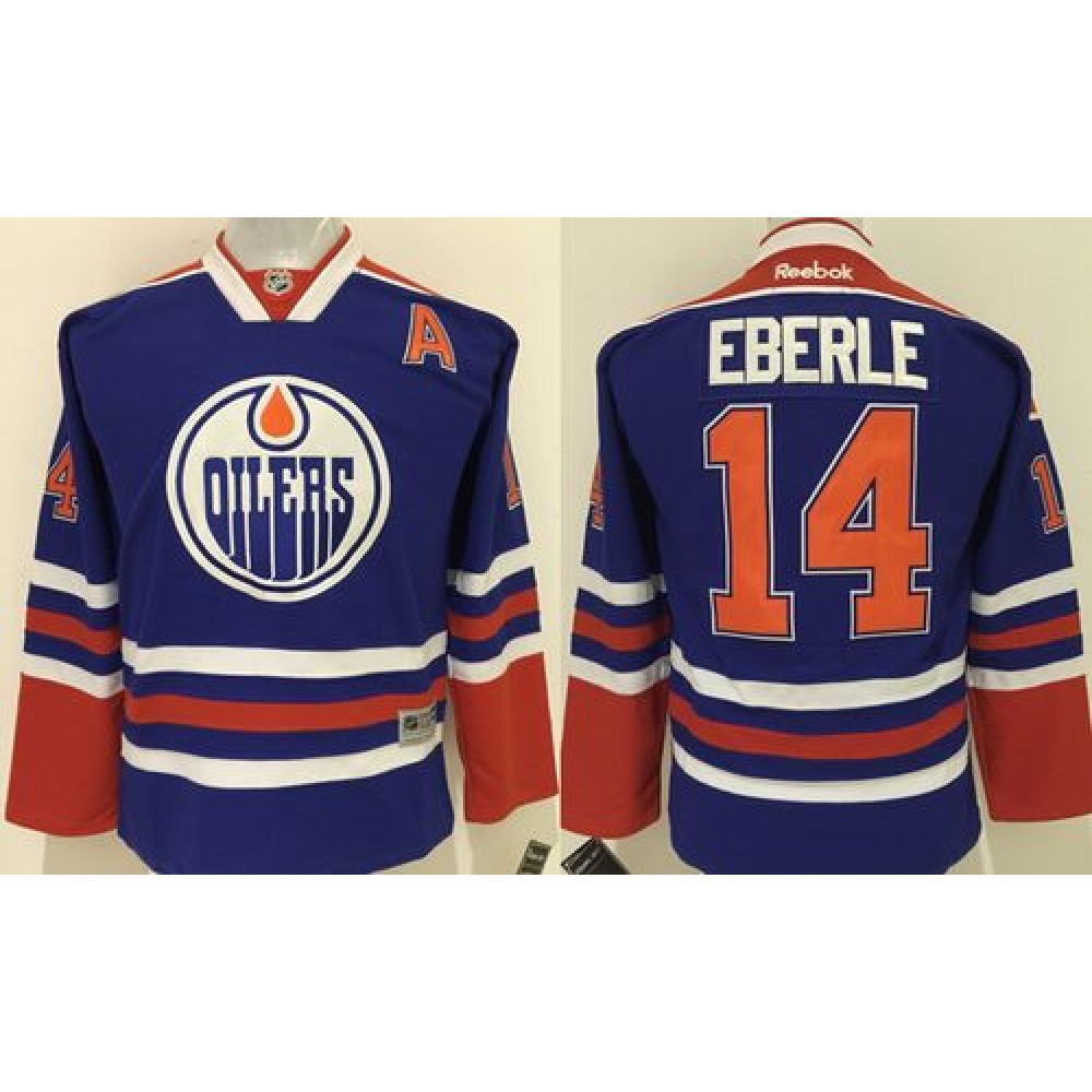 Oilers #14 Jordan Eberle Stitched Light Blue Youth NHL Jersey Oilers #14 Jordan Eberle Stitched Light Blue Youth NHL Jersey