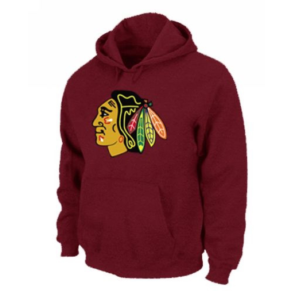 NHL Chicago Blackhawks Big & Tall Logo Pullover Hoodie Red