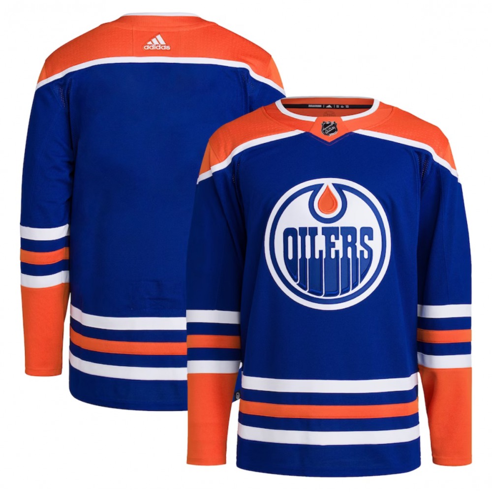 Men's Edmonton Oilers Blank Royal Stitched Jersey Men's Edmonton Oilers Blank Royal Stitched Jersey