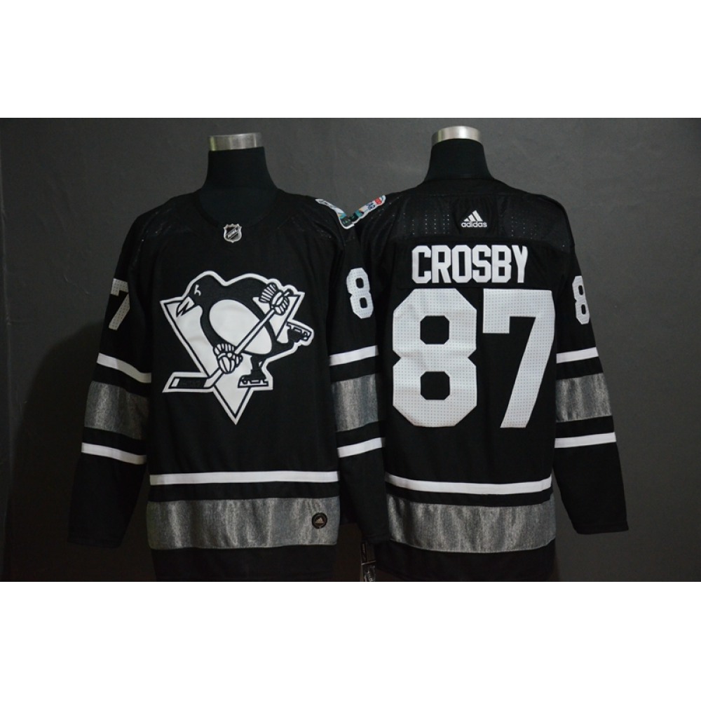 Men's Pittsburgh Penguins #87 Sidney Crosby Black 2019 NHL All-Star Game Jersey Men's Pittsburgh Penguins #87 Sidney Crosby Black 2019 NHL All-Star Game Jersey