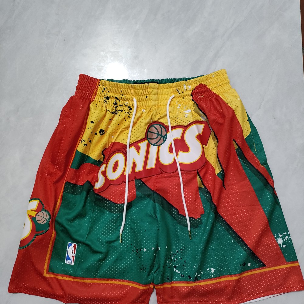 Seattle SuperSonics Green Shorts