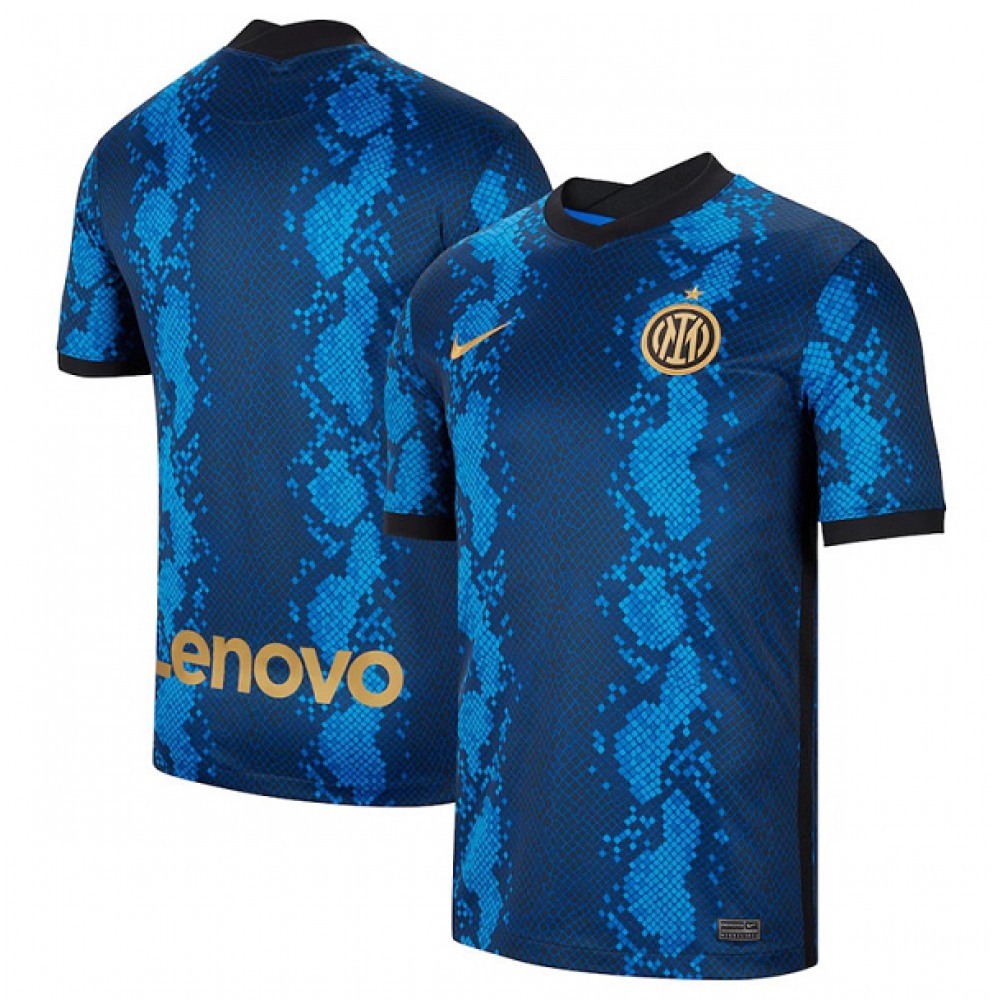 Men's Inter Milan 2021/22 Blue Home Jersey